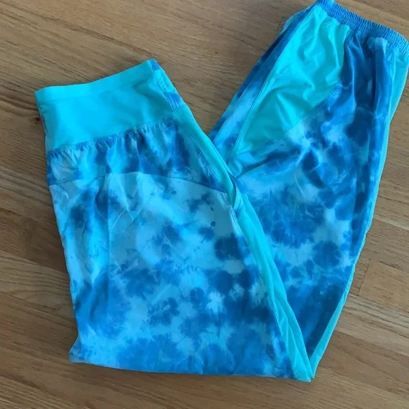 Free People Joggers Endless Sunshine Turquoise NWOT Large - Picture 8 of 12